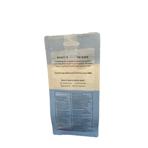 WubbaNub White Lamb Infant Pacifier Plush – NEW & SEALED! - Picture 3 of 3